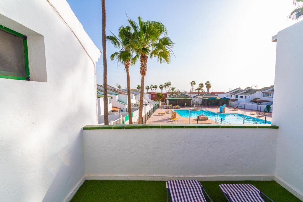 Deluxe Duplex Bungalow Private Parking Maspalomas  Eksteriør bilde